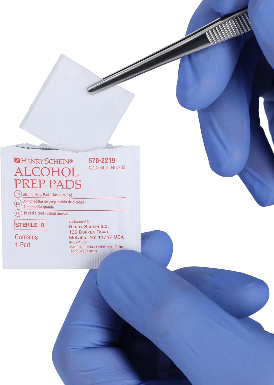 Henry Schein Alcohol Prep Pads - Medium, 2-ply, Sterile