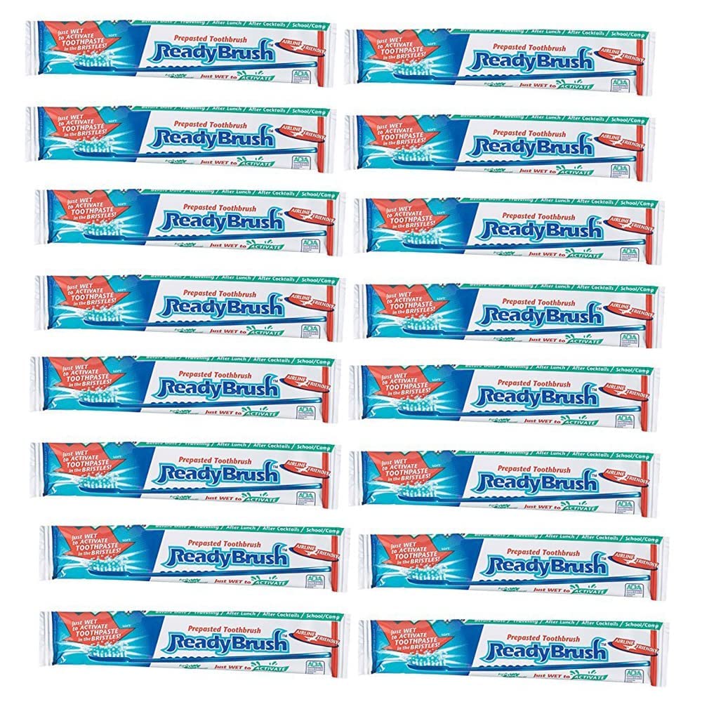 Ready Brush Prepasted Disposable Toothbrush 10 Count