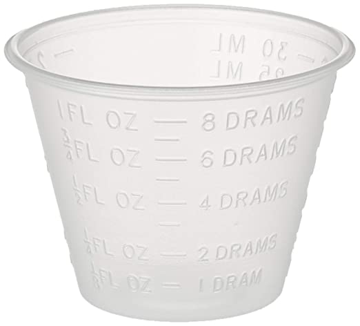 Dynarex 4258 Medicine Cup (Polyethylene), 5,000 Count (Case)